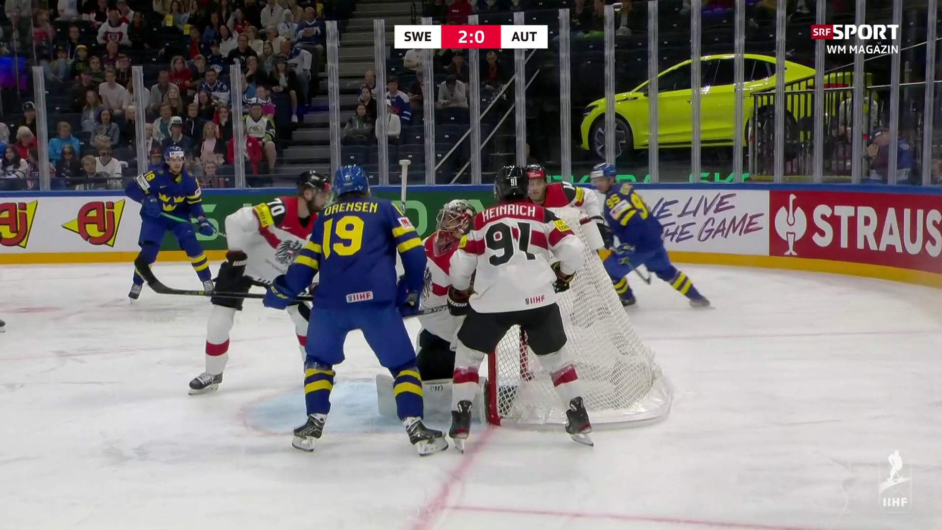 Eishockey-WM Highlights - Schweden ohne Probleme gegen Österreich