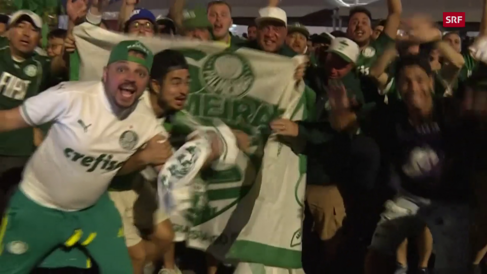 Palmeiras-Fans bejubeln Copa-Sieg