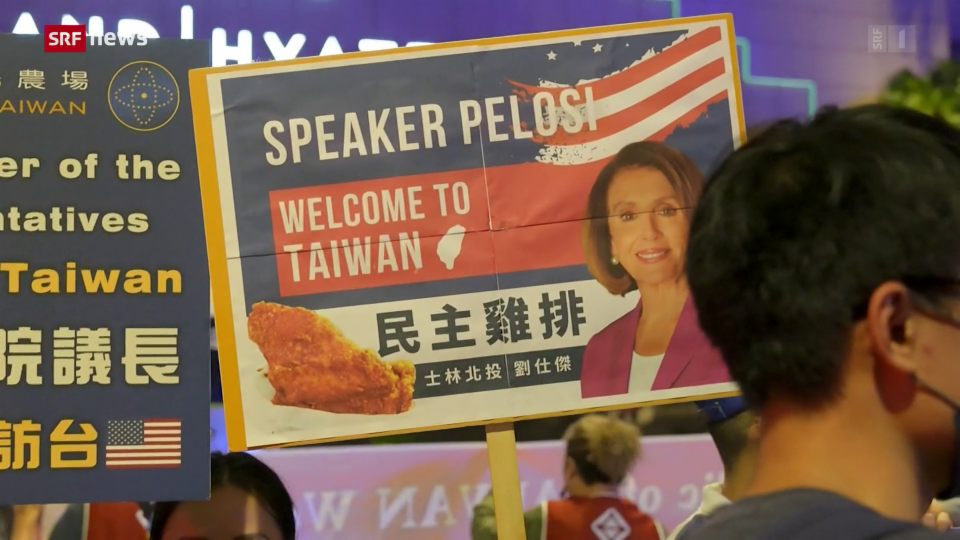 Nancy Pelosi besucht Taiwan