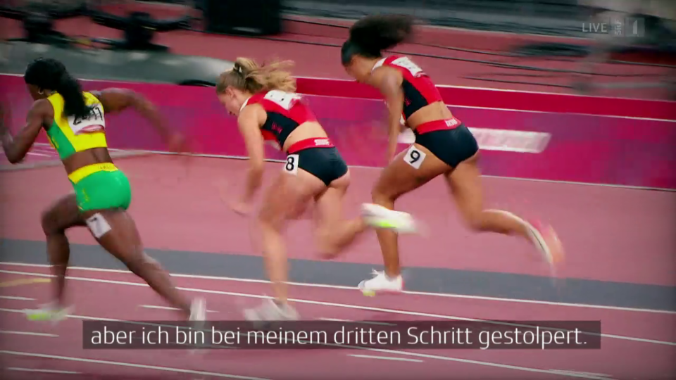 Zwei Schweizerinnen im olympischen 100-m-Final