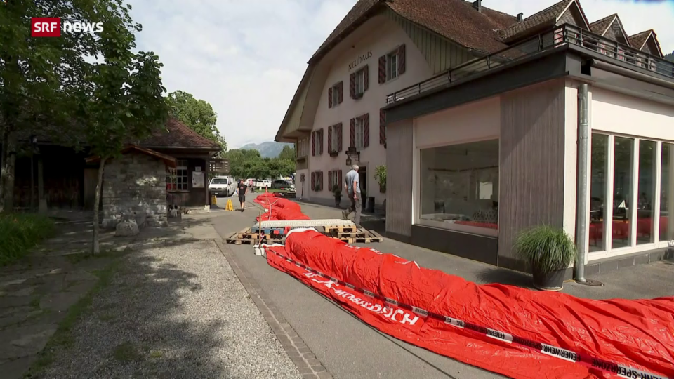Hochwassergefahr in der Schweiz