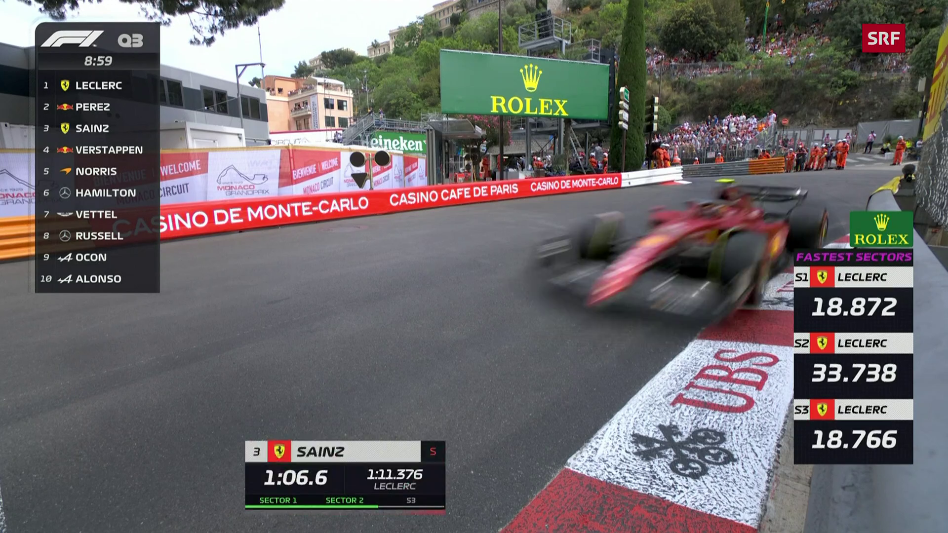 Qualifying GP Monaco - Leclerc macht die Heim-Pole perfekt - Sport